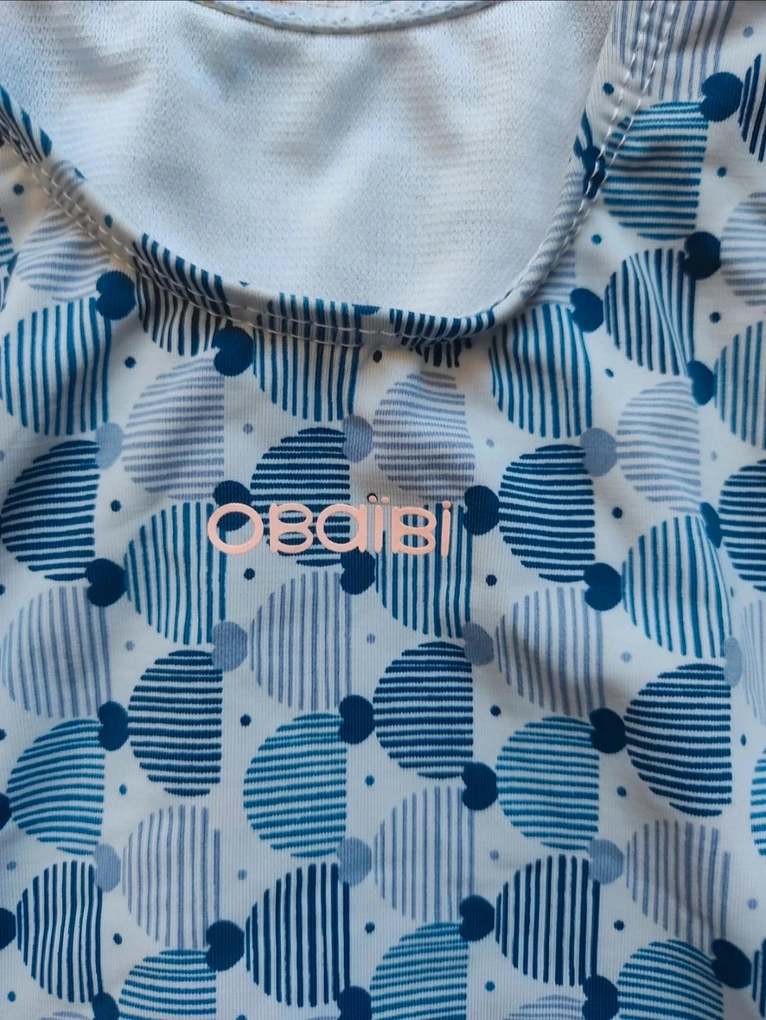 Maiô azul com peixes Obaïbi - Tamanho 3 anos - Muito bom estado – photo 5
